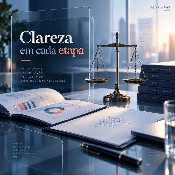 Clareza em cada etapa